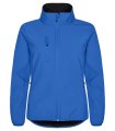 Dames Softshell Jas Clique Classic 0200915 kobalt